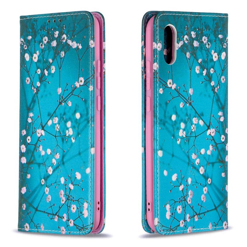 Cover Xiaomi Redmi 9A Flip Cover Blomstrende Grene