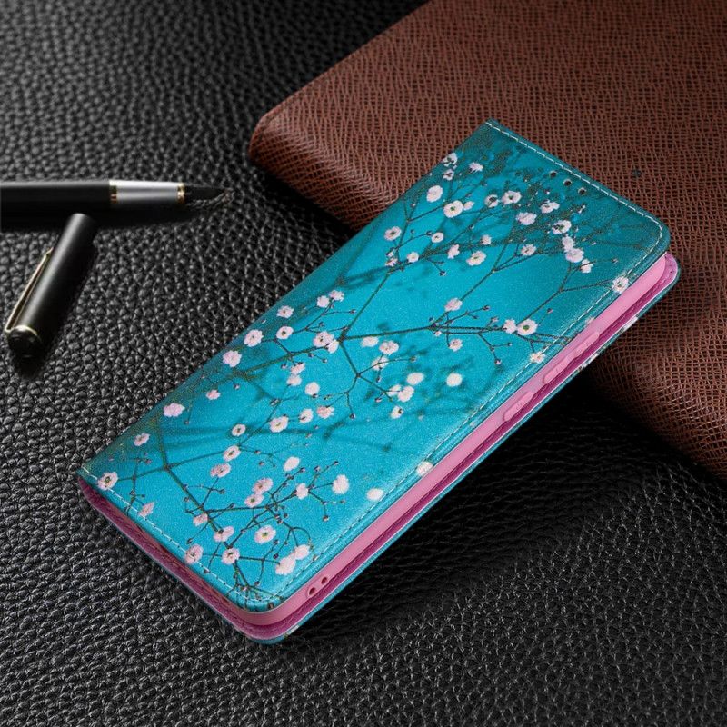 Cover Xiaomi Redmi 9A Flip Cover Blomstrende Grene