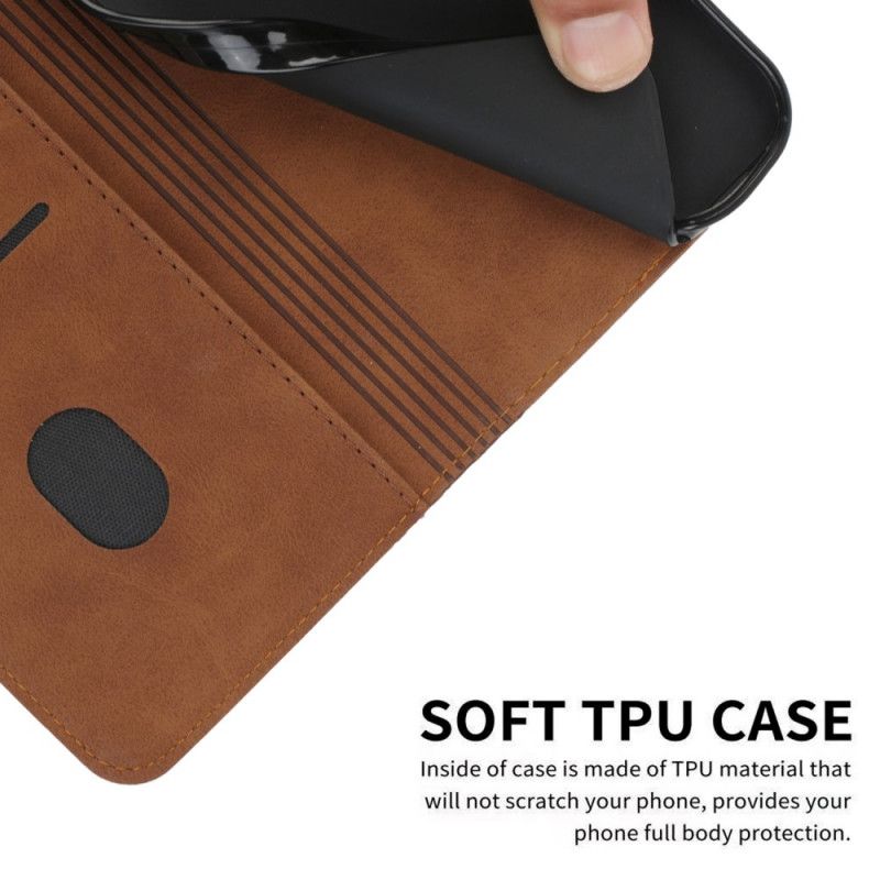 Cover Xiaomi Redmi 9A Flip Cover Geo Lædereffekt