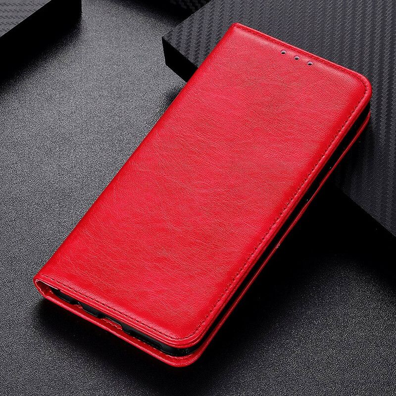 Cover Xiaomi Redmi 9A Flip Cover Tekstureret Splitlæder