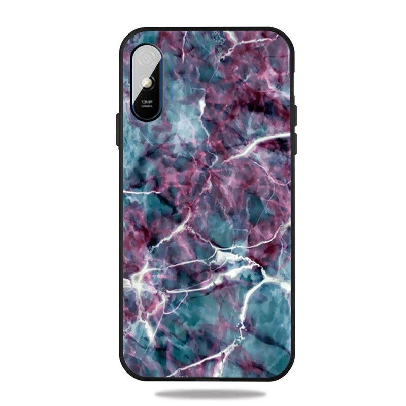 Cover Xiaomi Redmi 9A Lilla Marmor