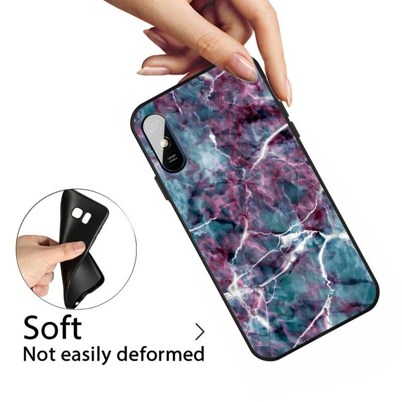 Cover Xiaomi Redmi 9A Lilla Marmor