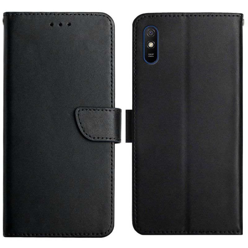 Flip Cover Xiaomi Redmi 9A Ægte Nappa Læder