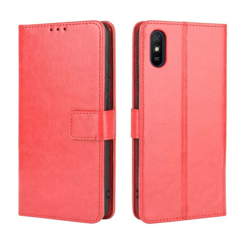 Flip Cover Xiaomi Redmi 9A Blinkende Kunstlæder