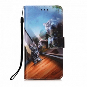 Flip Cover Xiaomi Redmi 9A Med Snor Drygter Af Ernest The Thong Cat