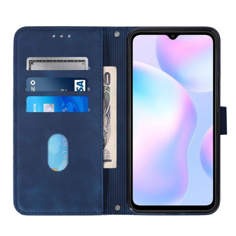 Flip Cover Xiaomi Redmi 9A Pyramide Lædereffekt