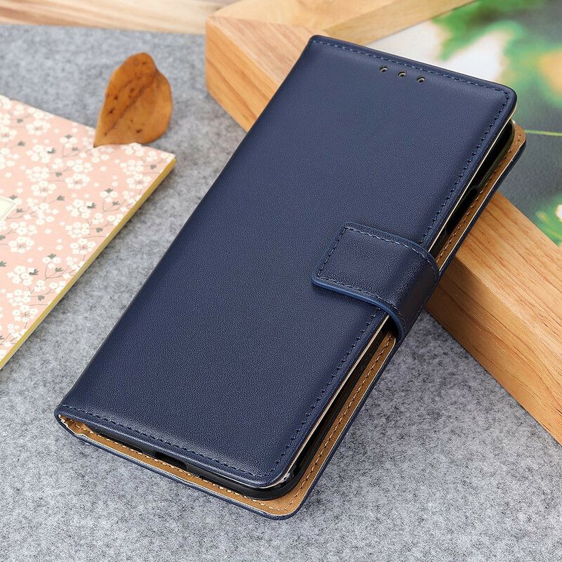 Læder Cover Xiaomi Redmi 9A Simpelt Kunstlæder