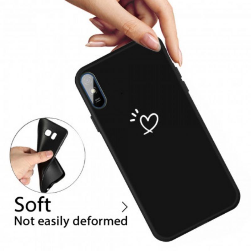 Mobilcover Xiaomi Redmi 9A Beating Heart Silikone