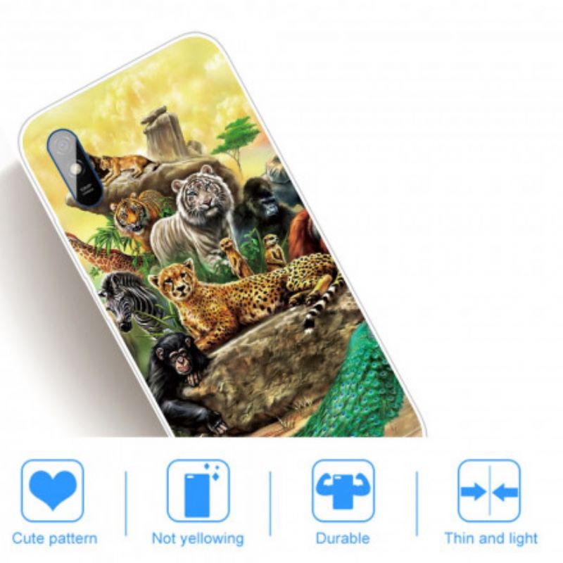 Mobilcover Xiaomi Redmi 9A Safaridyr