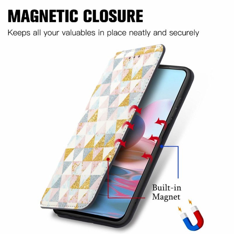 Cover Xiaomi Redmi Note 10 Pro Flip Cover Caseneo Rfid-design