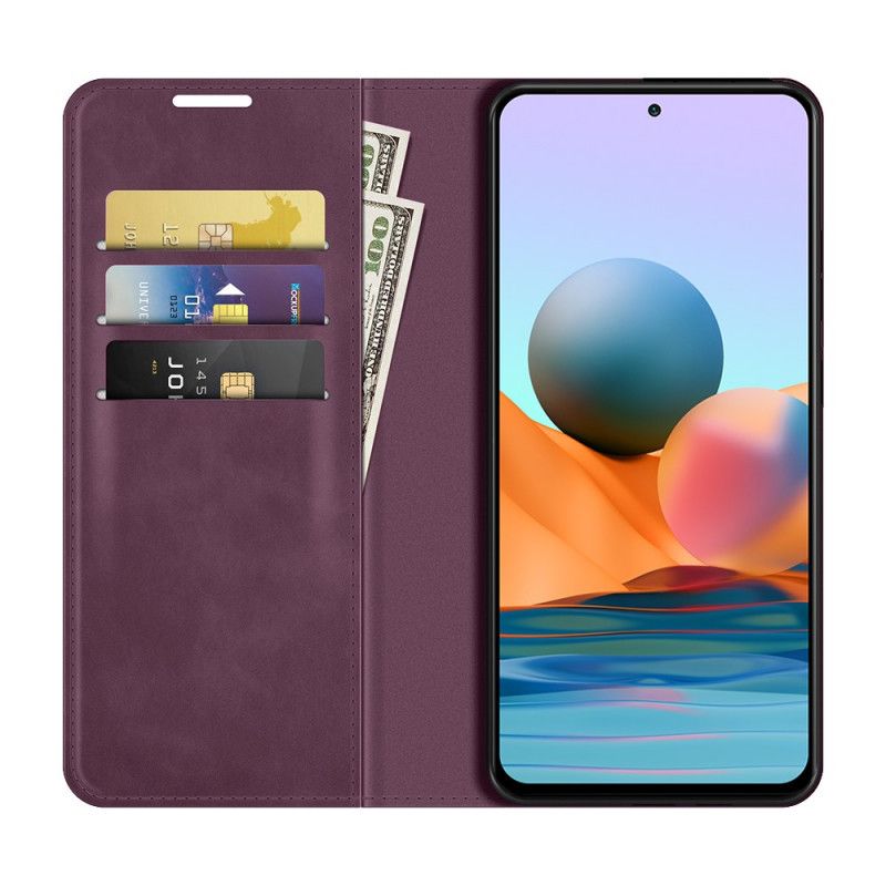 Cover Xiaomi Redmi Note 10 Pro Flip Cover Skin-touch Nye Farver