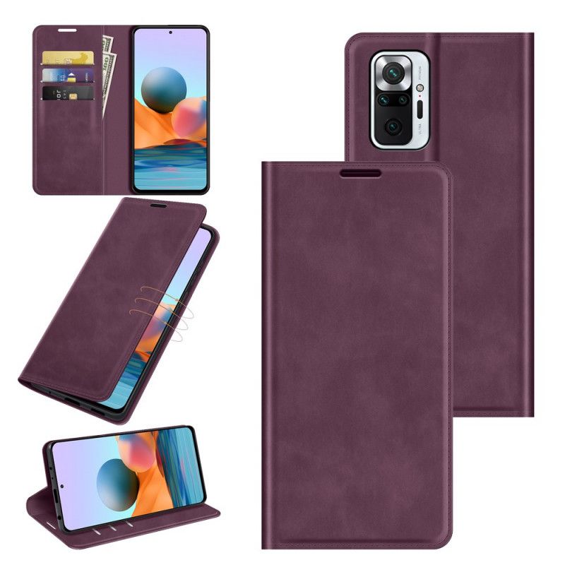 Cover Xiaomi Redmi Note 10 Pro Flip Cover Skin-touch Nye Farver