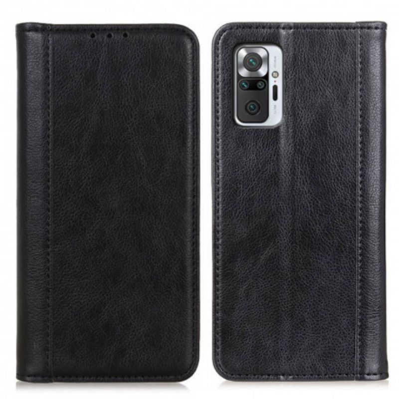 Cover Xiaomi Redmi Note 10 Pro Flip Cover Split Litchi Læder