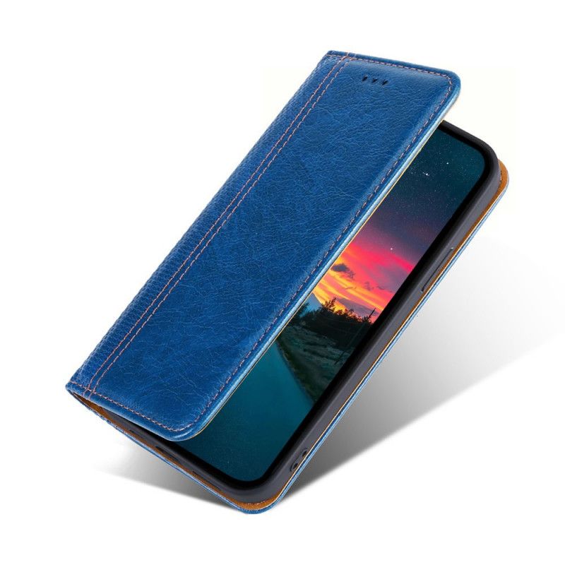 Cover Xiaomi Redmi Note 10 Pro Flip Cover Split Litchi Lædersøm