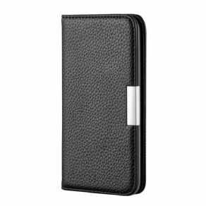 Cover Xiaomi Redmi Note 10 Pro Flip Cover Ultra Chic Litchi Imiteret Læder