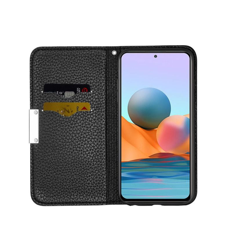 Cover Xiaomi Redmi Note 10 Pro Flip Cover Ultra Chic Litchi Imiteret Læder