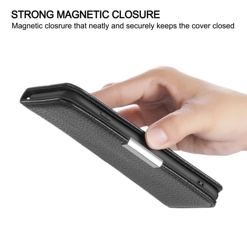 Cover Xiaomi Redmi Note 10 Pro Flip Cover Ultra Chic Litchi Imiteret Læder