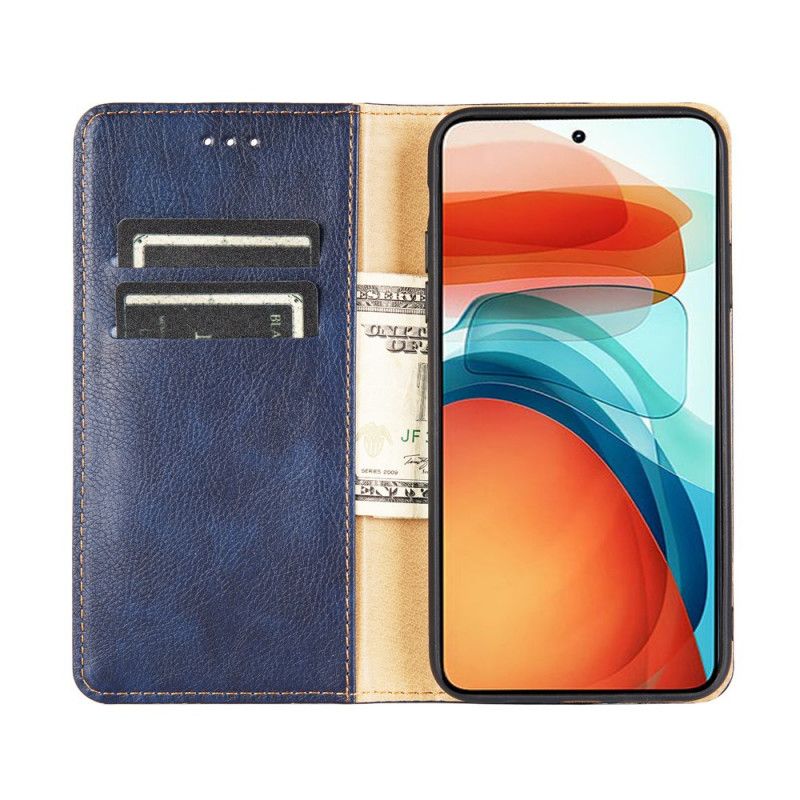 Cover Xiaomi Redmi Note 10 Pro Flip Cover Vintage Læderstil