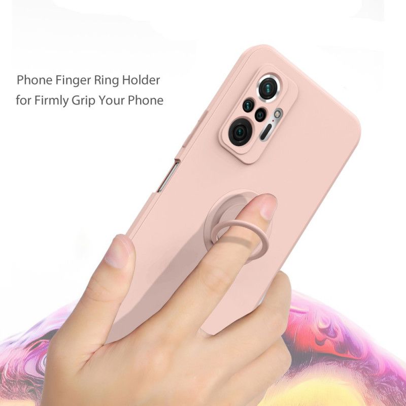 Cover Xiaomi Redmi Note 10 Pro Flydende Silikonering Og Snor