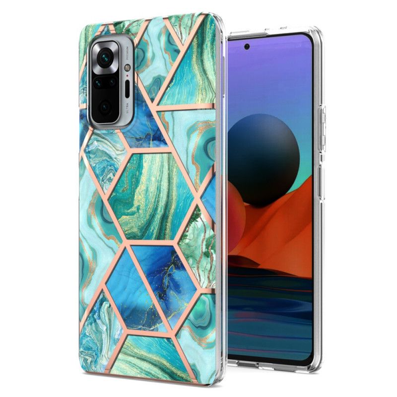 Cover Xiaomi Redmi Note 10 Pro Intens Geometri Marmor