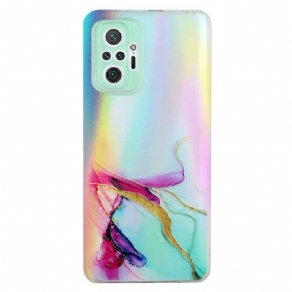 Cover Xiaomi Redmi Note 10 Pro Lasereffekt Marmor