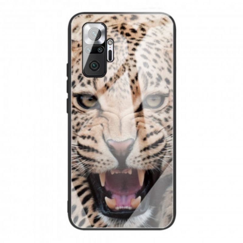 Cover Xiaomi Redmi Note 10 Pro Leopard Hærdet Glas