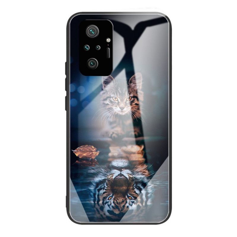 Cover Xiaomi Redmi Note 10 Pro Min Tiger Hærdet Glas