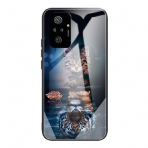 Cover Xiaomi Redmi Note 10 Pro Min Tiger Hærdet Glas