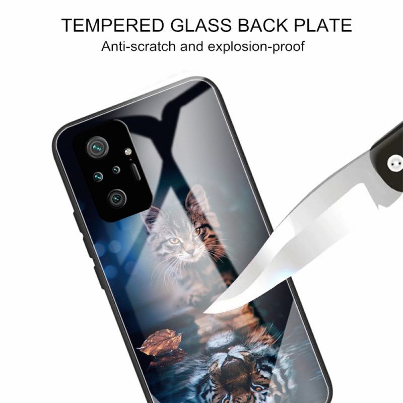 Cover Xiaomi Redmi Note 10 Pro Min Tiger Hærdet Glas