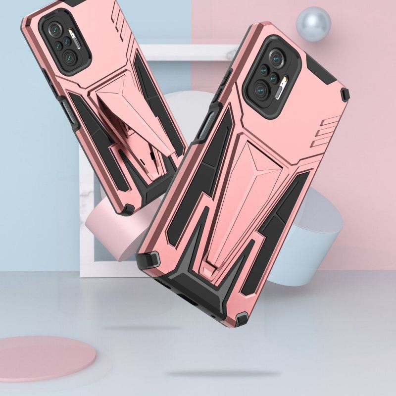 Cover Xiaomi Redmi Note 10 Pro Modstandsdygtig Aftagelig Støtte