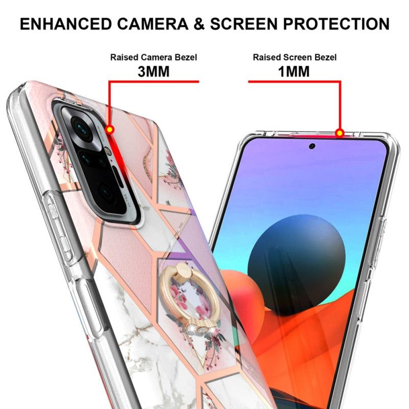 Cover Xiaomi Redmi Note 10 Pro Ringstøtteblomster