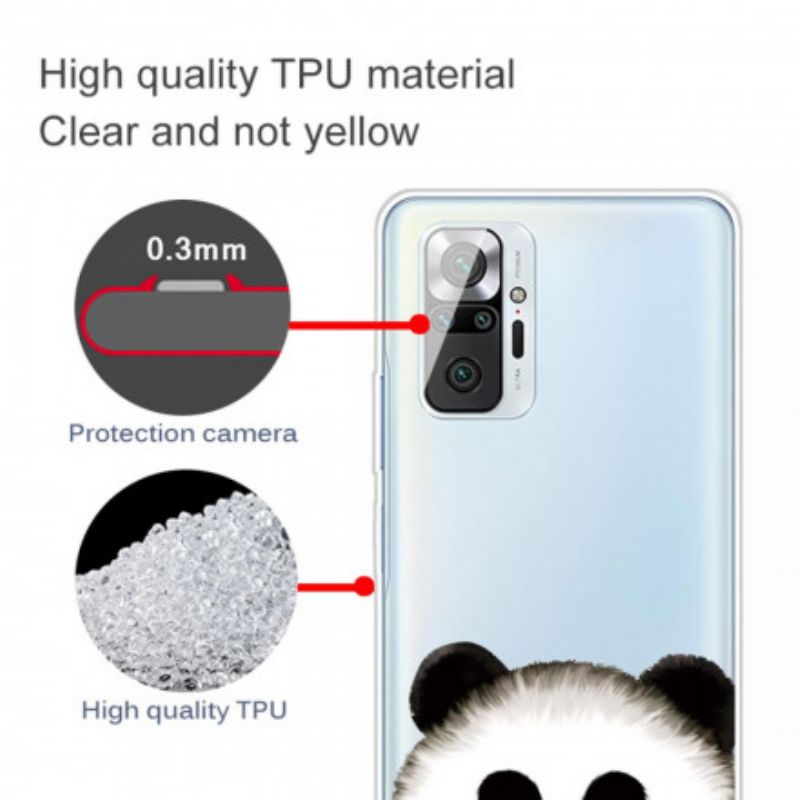 Cover Xiaomi Redmi Note 10 Pro Transparent Panda