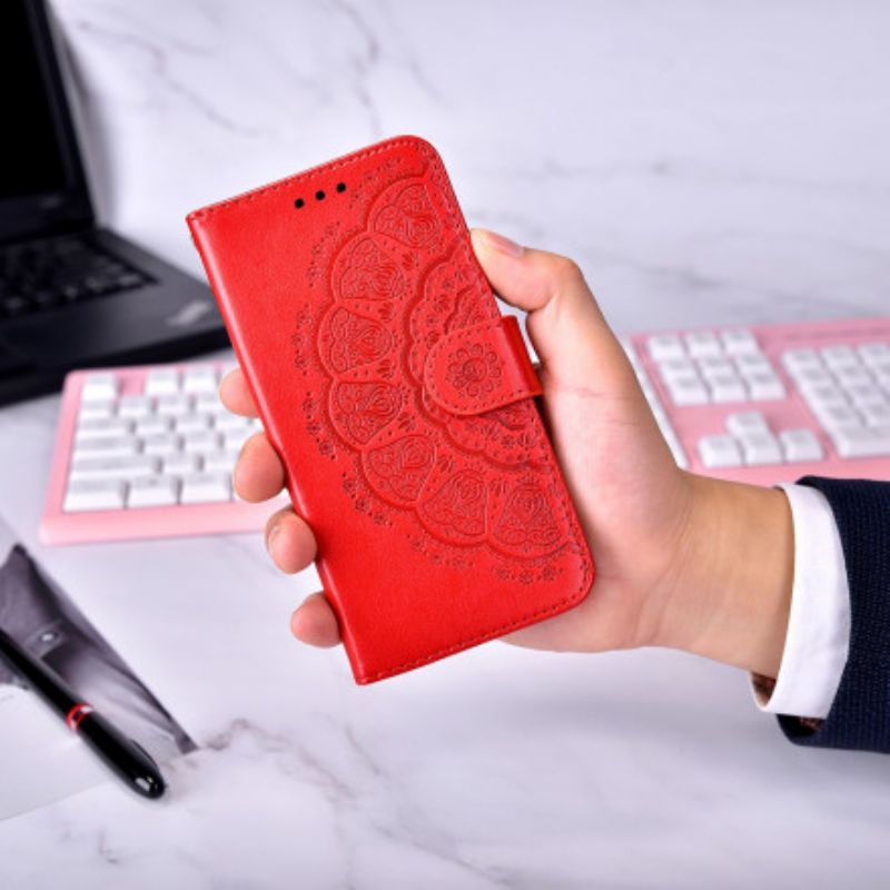 Flip Cover Xiaomi Redmi Note 10 Pro Coral Mandala