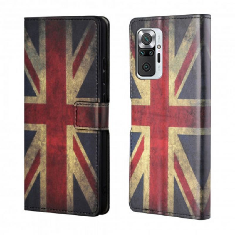 Flip Cover Xiaomi Redmi Note 10 Pro Englands Flag