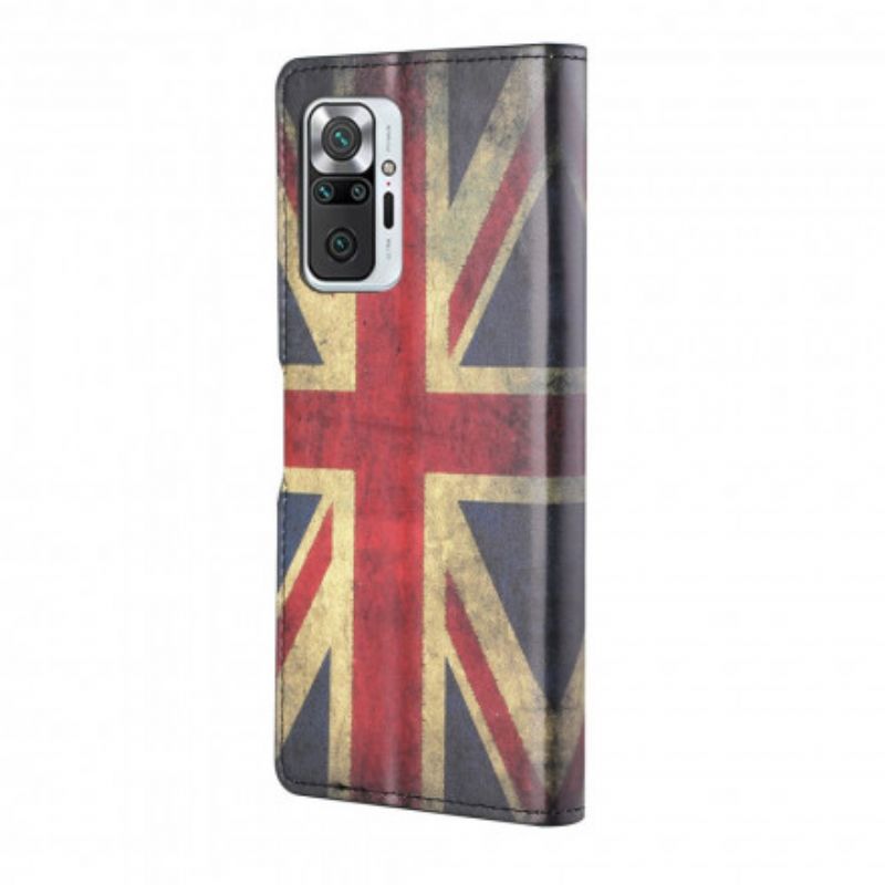 Flip Cover Xiaomi Redmi Note 10 Pro Englands Flag