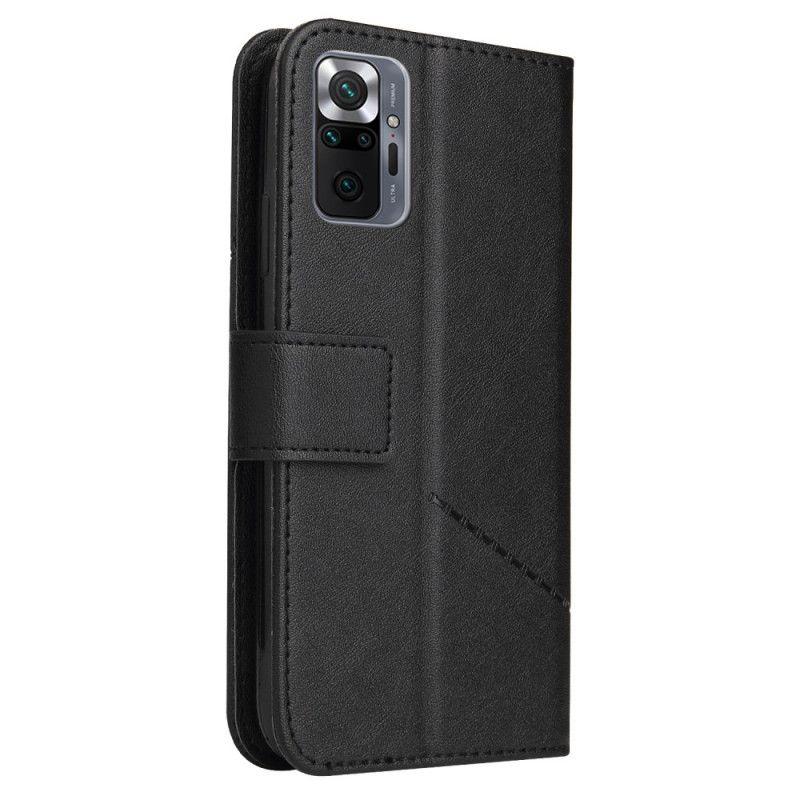 Flip Cover Xiaomi Redmi Note 10 Pro Imiteret Læder Gq.utrobe