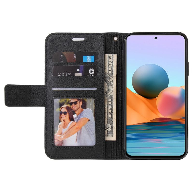 Flip Cover Xiaomi Redmi Note 10 Pro Imiteret Læder Gq.utrobe