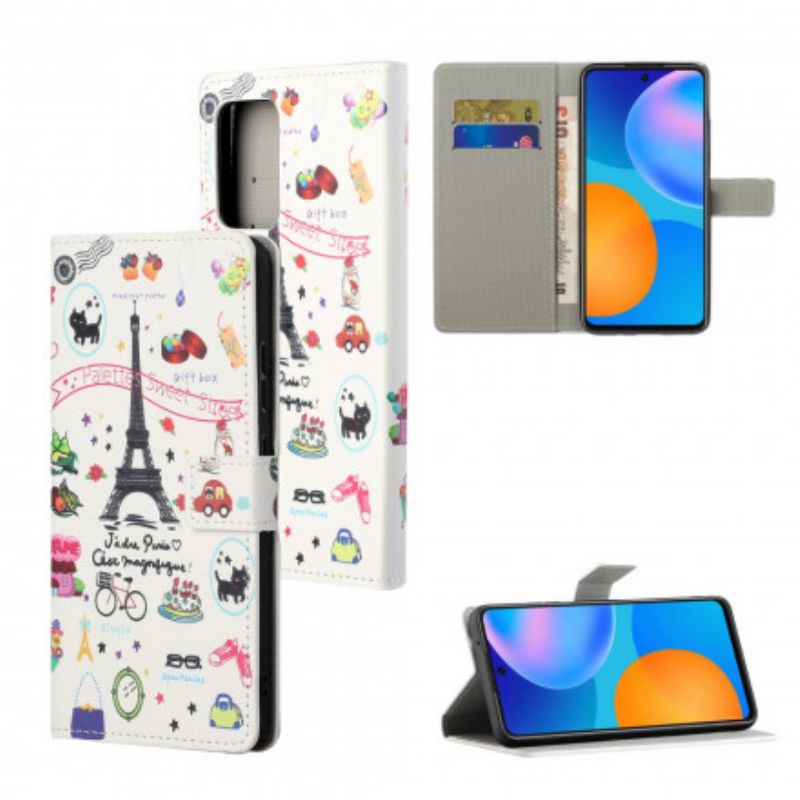 Flip Cover Xiaomi Redmi Note 10 Pro Jeg Elsker Paris