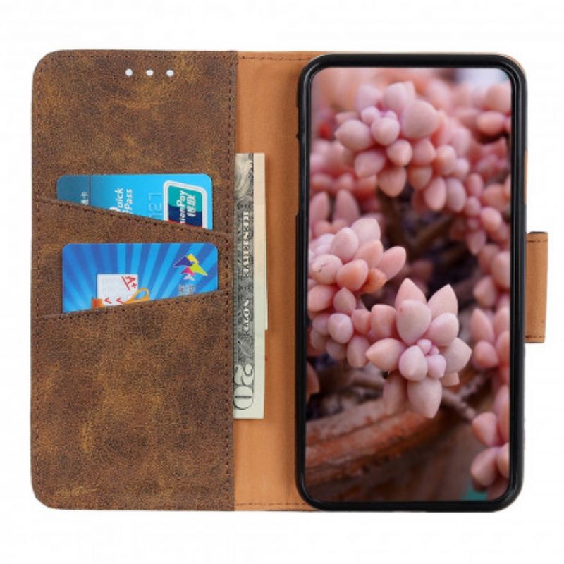 Flip Cover Xiaomi Redmi Note 10 Pro Læder Cover Vintage Magnetklap