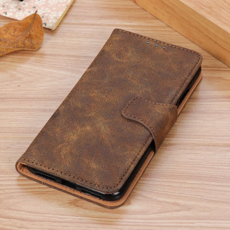 Flip Cover Xiaomi Redmi Note 10 Pro Læder Cover Vintage Magnetklap