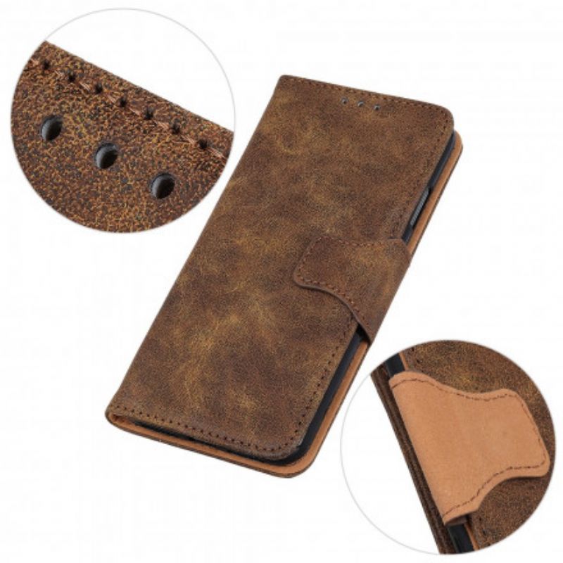 Flip Cover Xiaomi Redmi Note 10 Pro Læder Cover Vintage Magnetklap