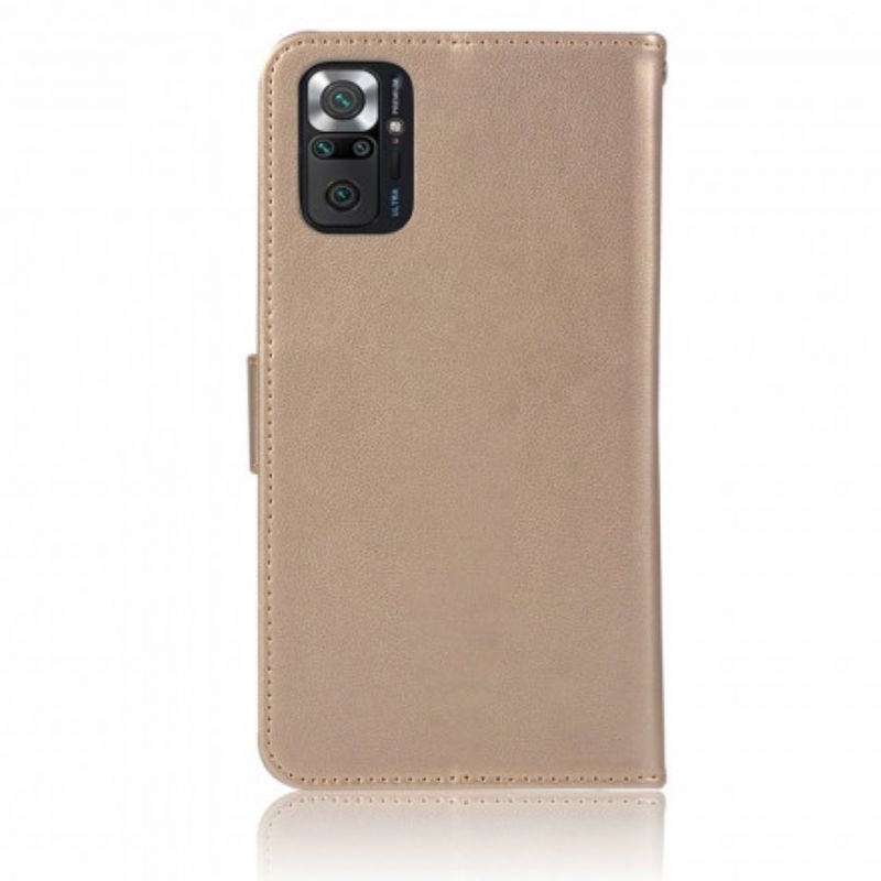 Flip Cover Xiaomi Redmi Note 10 Pro Lædereffekt Drømmefanger Ugle