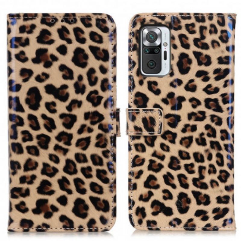 Flip Cover Xiaomi Redmi Note 10 Pro Leopard