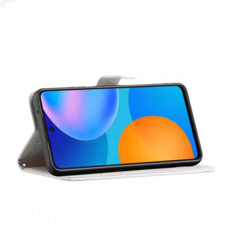 Flip Cover Xiaomi Redmi Note 10 Pro Med Snor Funky Katte Med Rem