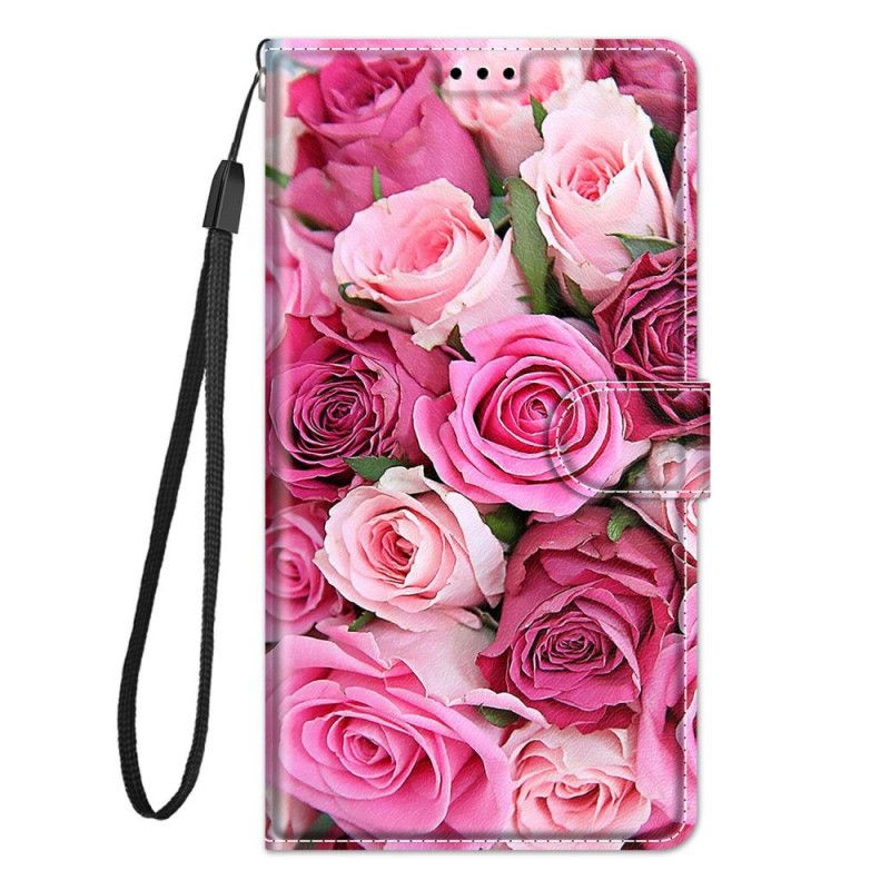 Flip Cover Xiaomi Redmi Note 10 Pro Med Snor Stroproser