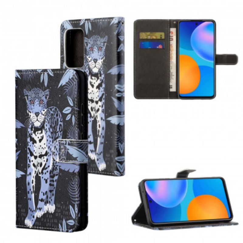 Flip Cover Xiaomi Redmi Note 10 Pro Med Snor Thong Leopard