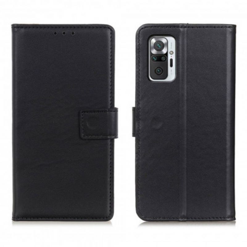 Flip Cover Xiaomi Redmi Note 10 Pro Simpelt Kunstlæder