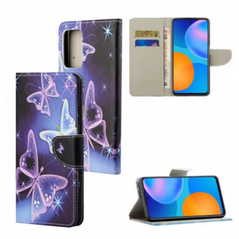 Flip Cover Xiaomi Redmi Note 10 Pro Sommerfugle