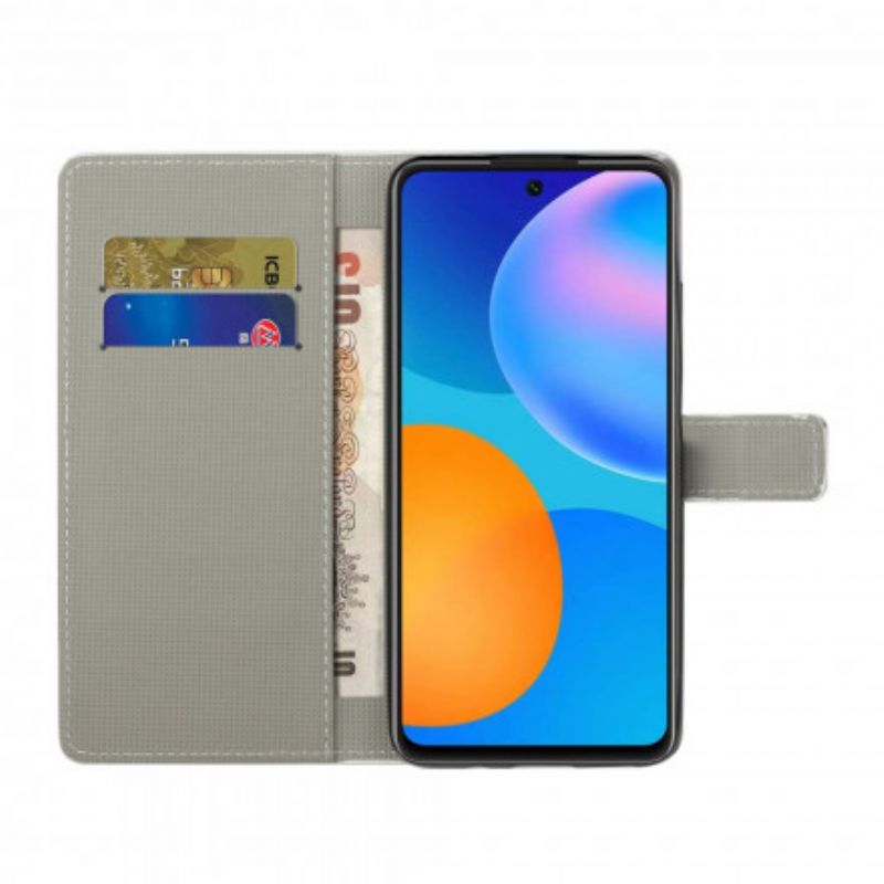 Flip Cover Xiaomi Redmi Note 10 Pro Sommerfugle Og Blomster