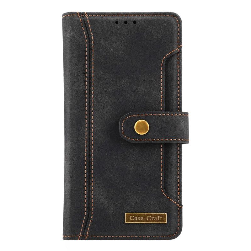 Læder Cover Xiaomi Redmi Note 10 Pro Med Case Craft-strop